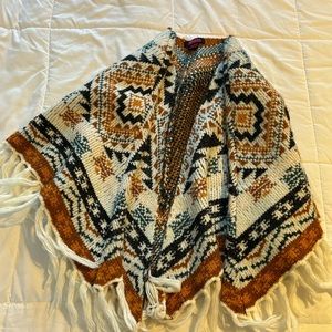 Rock and Roll Sweater Poncho